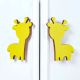 Handcrafted Acacia Wood Giraffe Handle Set